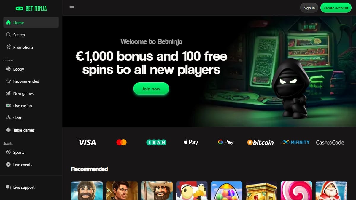 betninja online casino zonder cruks ervaringen