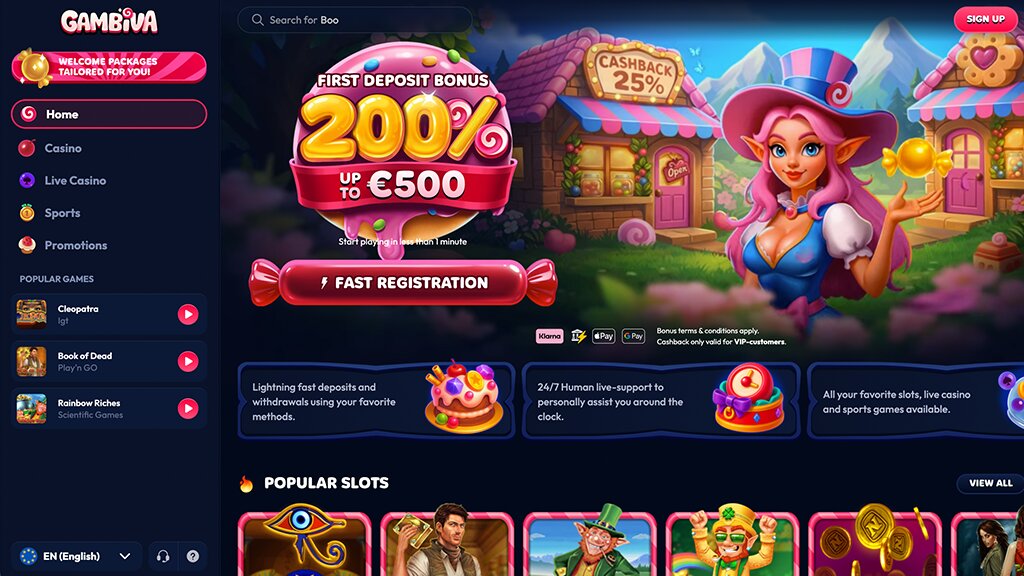 online casino zonder cruks van gambiva nederland