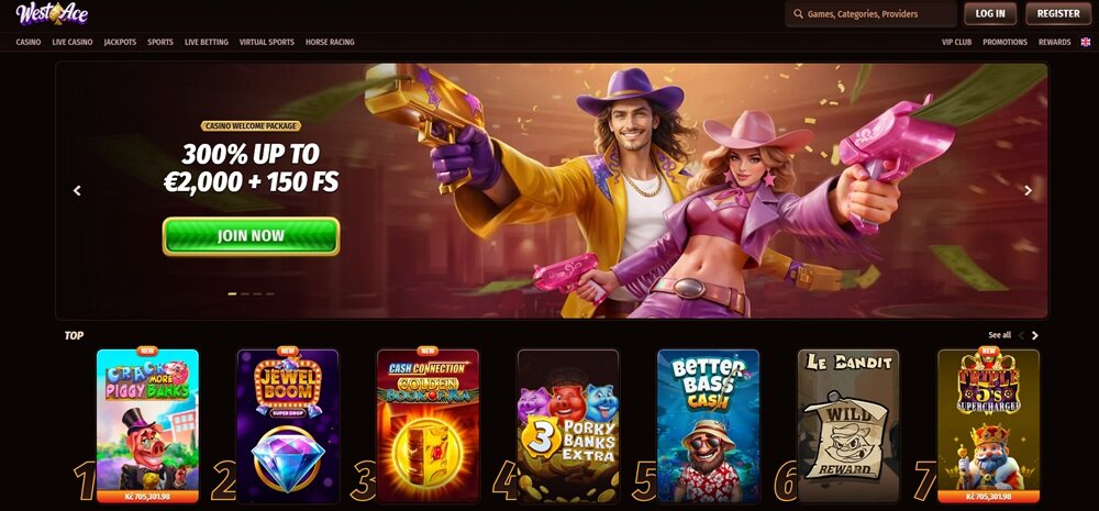 gokken zonder cruks in het westace casino